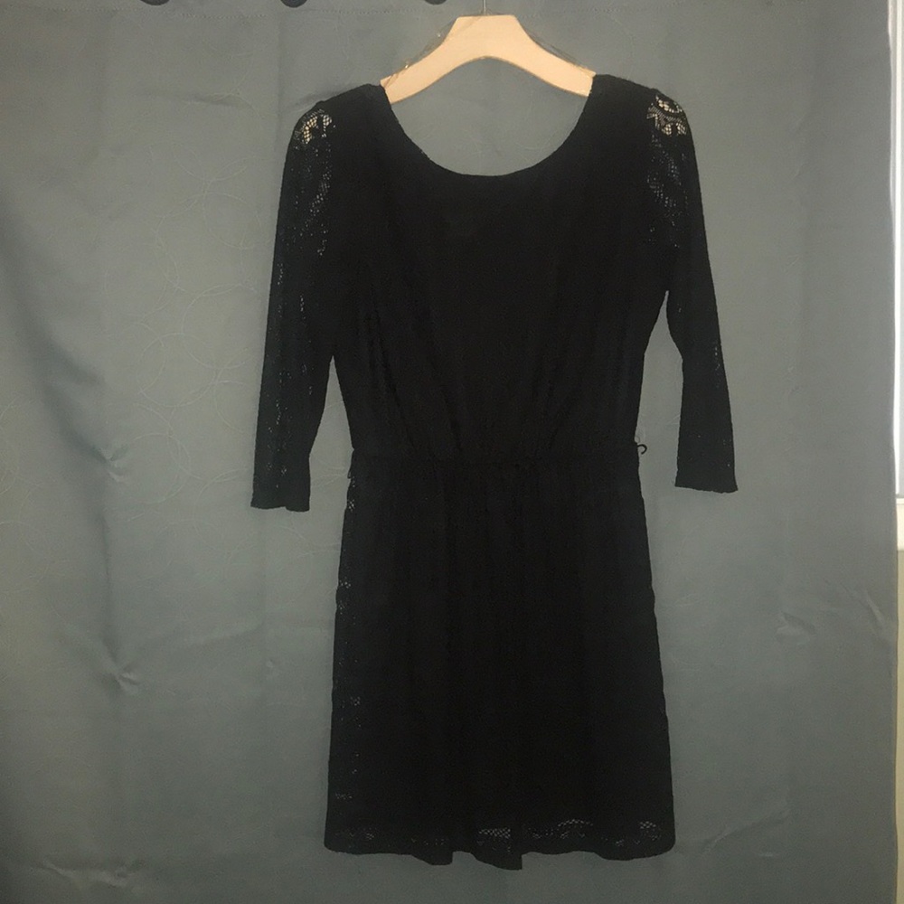 Black, lace dress